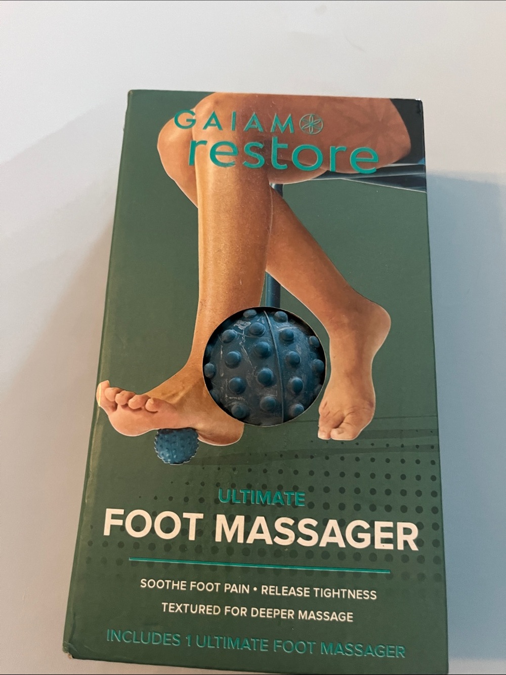 GAIAM Restore Foot Massager - Teal/Blue Massage Ball